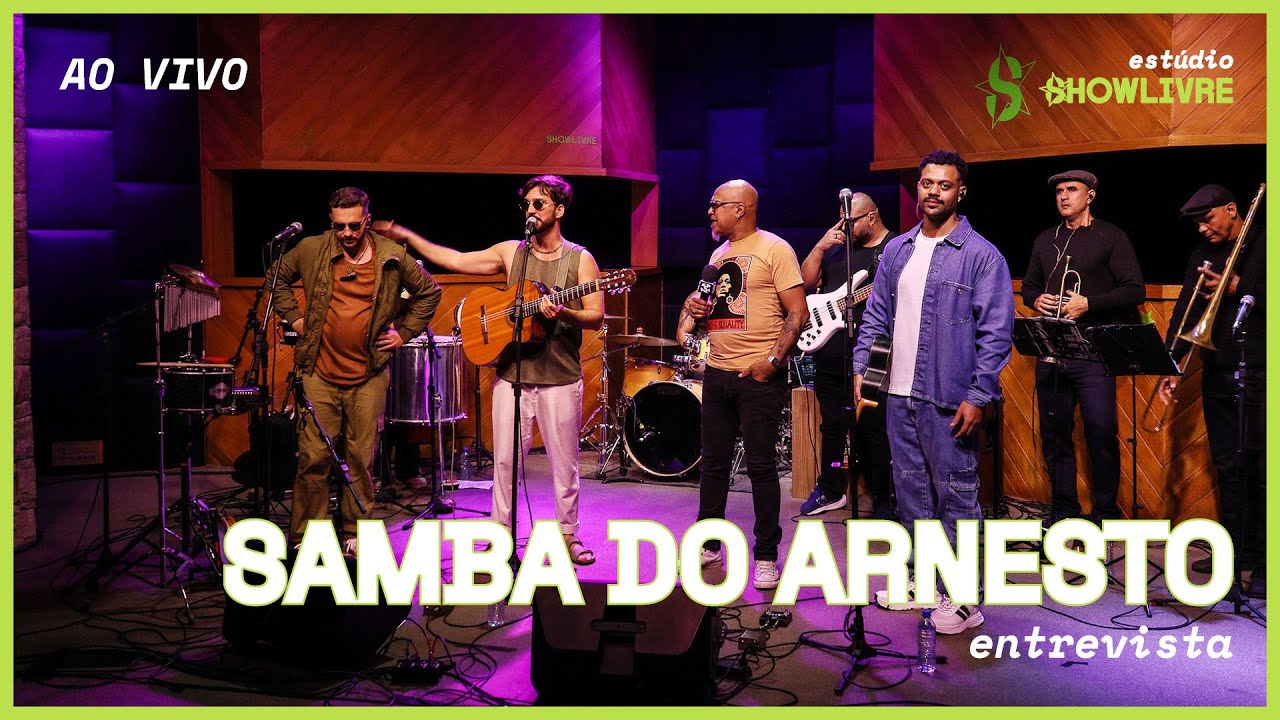 Samba do Arnesto - Entrevista - Ao Vivo no Estúdio Showlivre 2025
