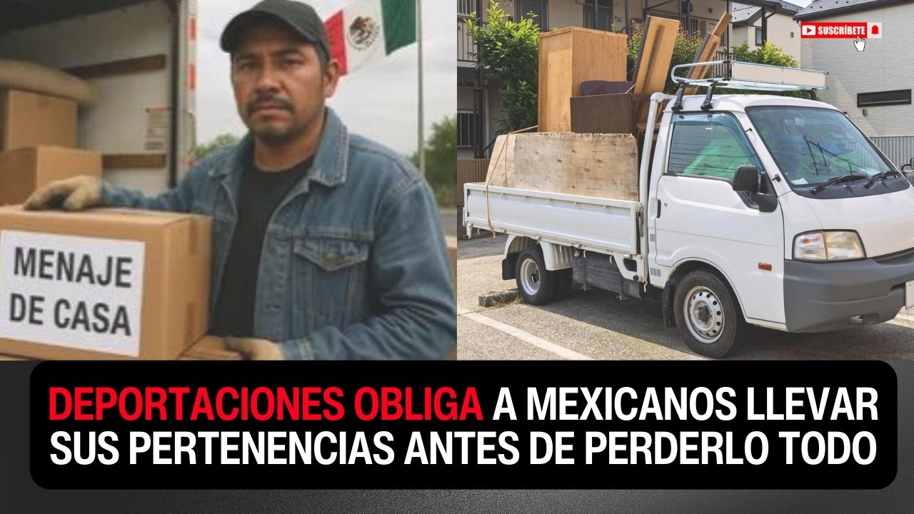 En caso de deportación o retorno forzoso, mexicanos pueden llevar sus bienes a su país de origen