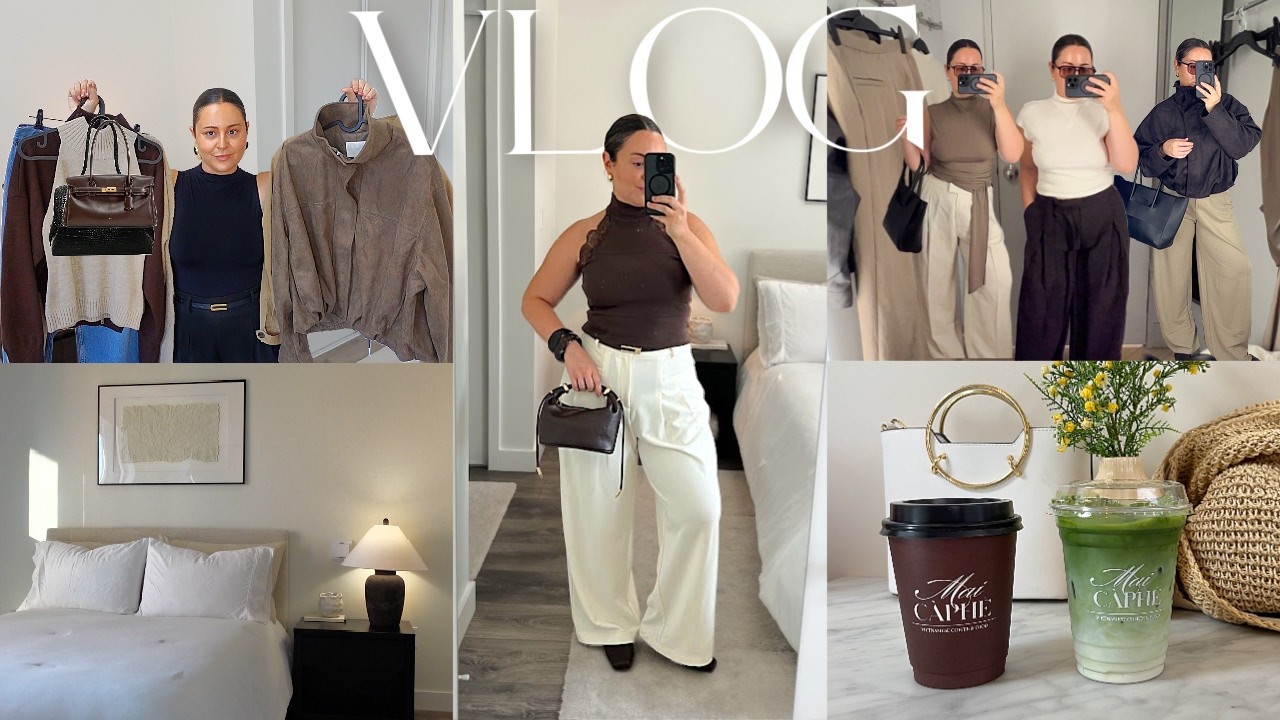 ВЛОГ &mdash; Осенняя распаковка SHEIN, H&M и Old Navy, осенний шопинг, разбор гардероба и декор для дома!