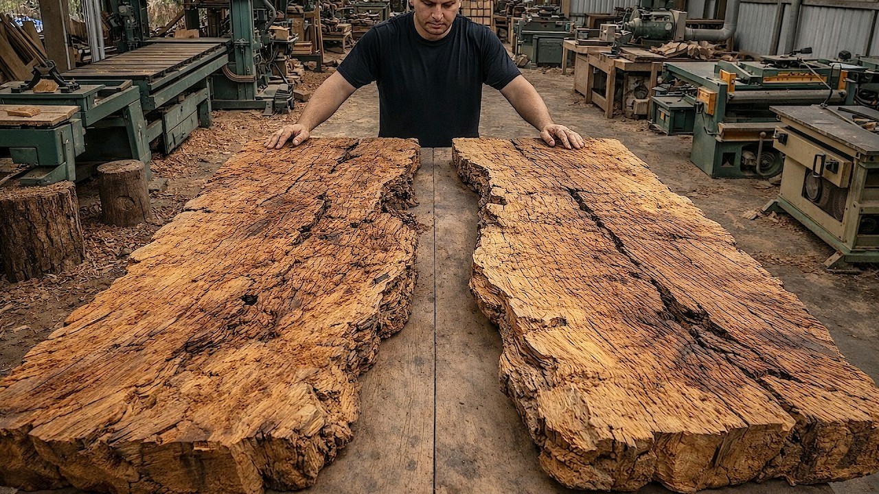 This Rotten Wood Was Useless… Until He Touched It