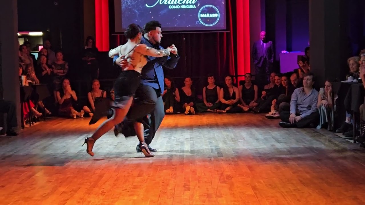 Cynthia Palacios & Seba Bolivar at Malena milonga - Mujercitas tango festival (1 of 2)
