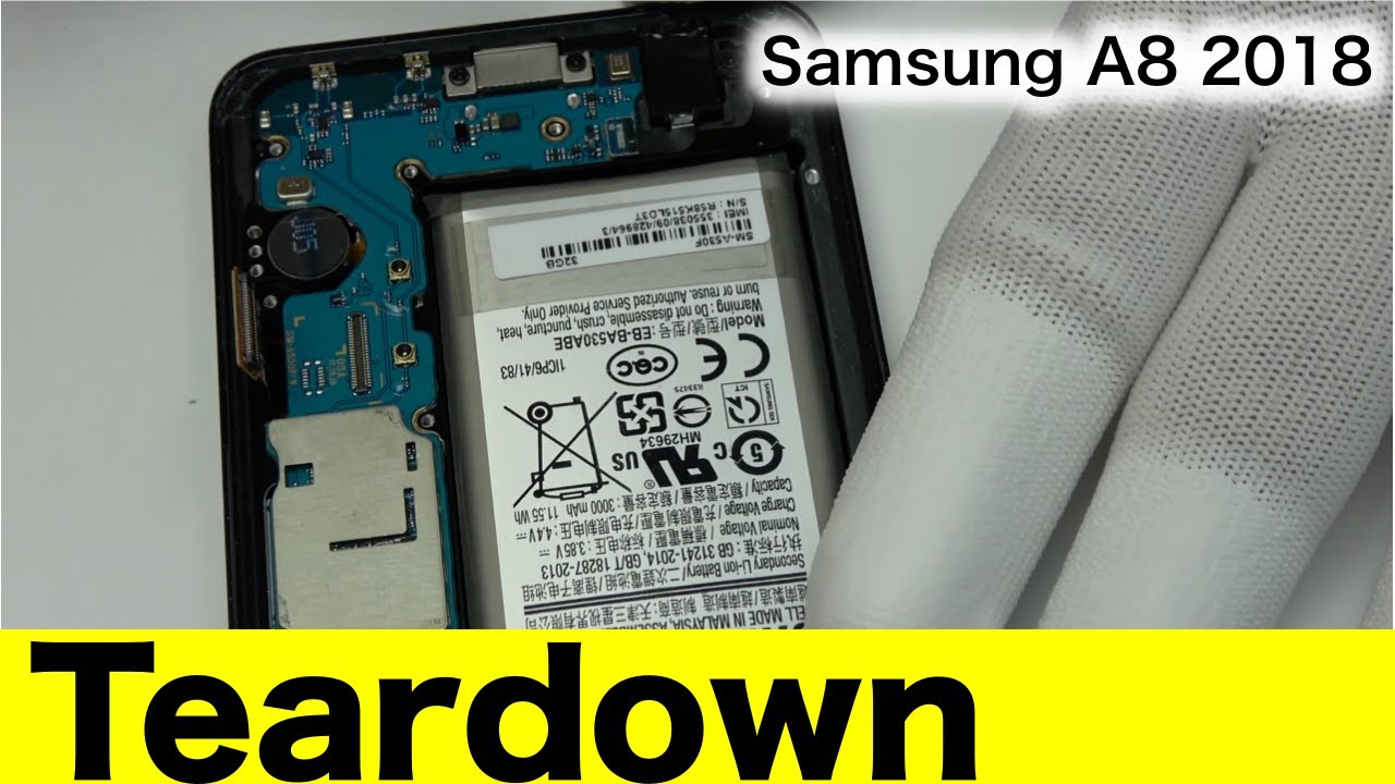 Разборка Samsung A8 2018 — руководство по ремонту