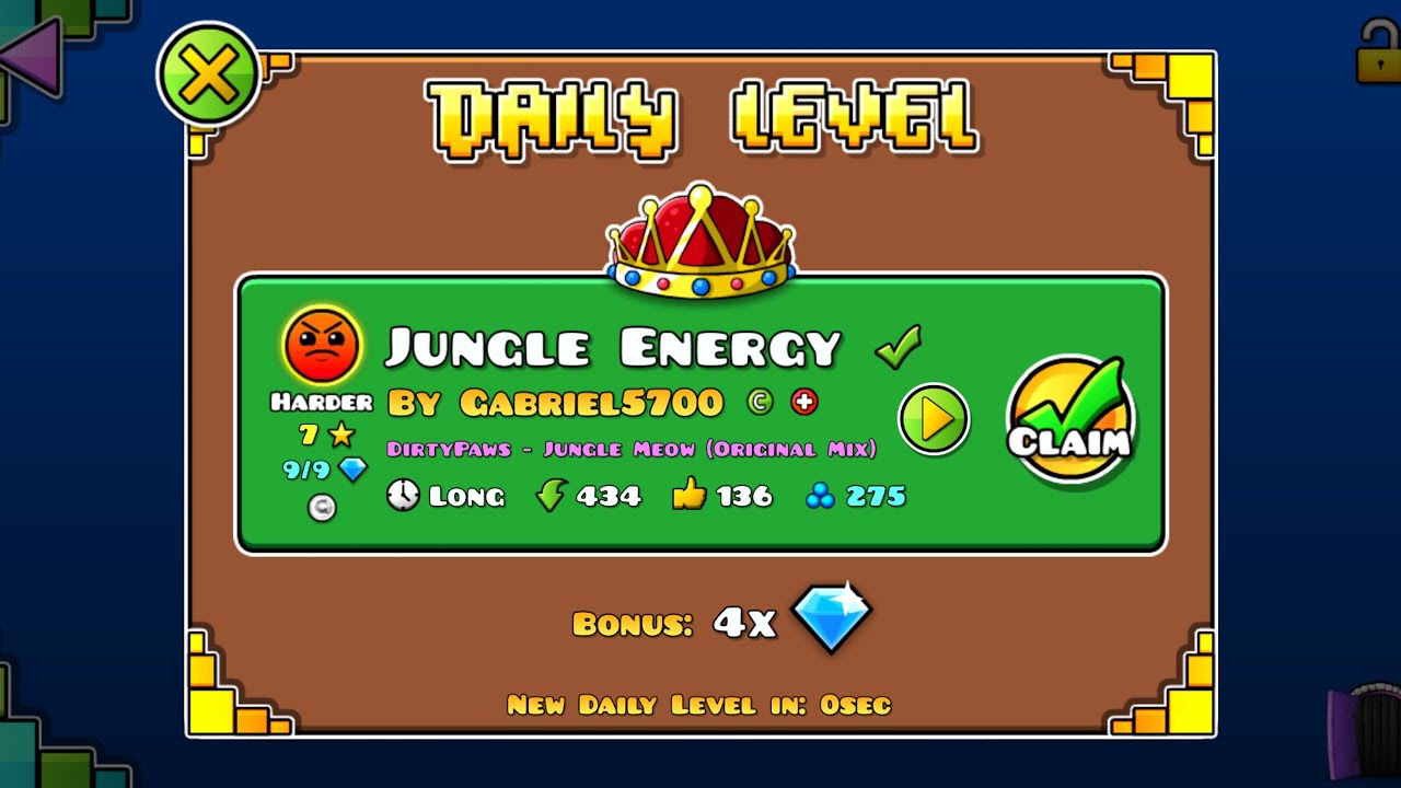 #2001 Jungle Energy (by Gabriel5700 & More) [Geometry Dash]