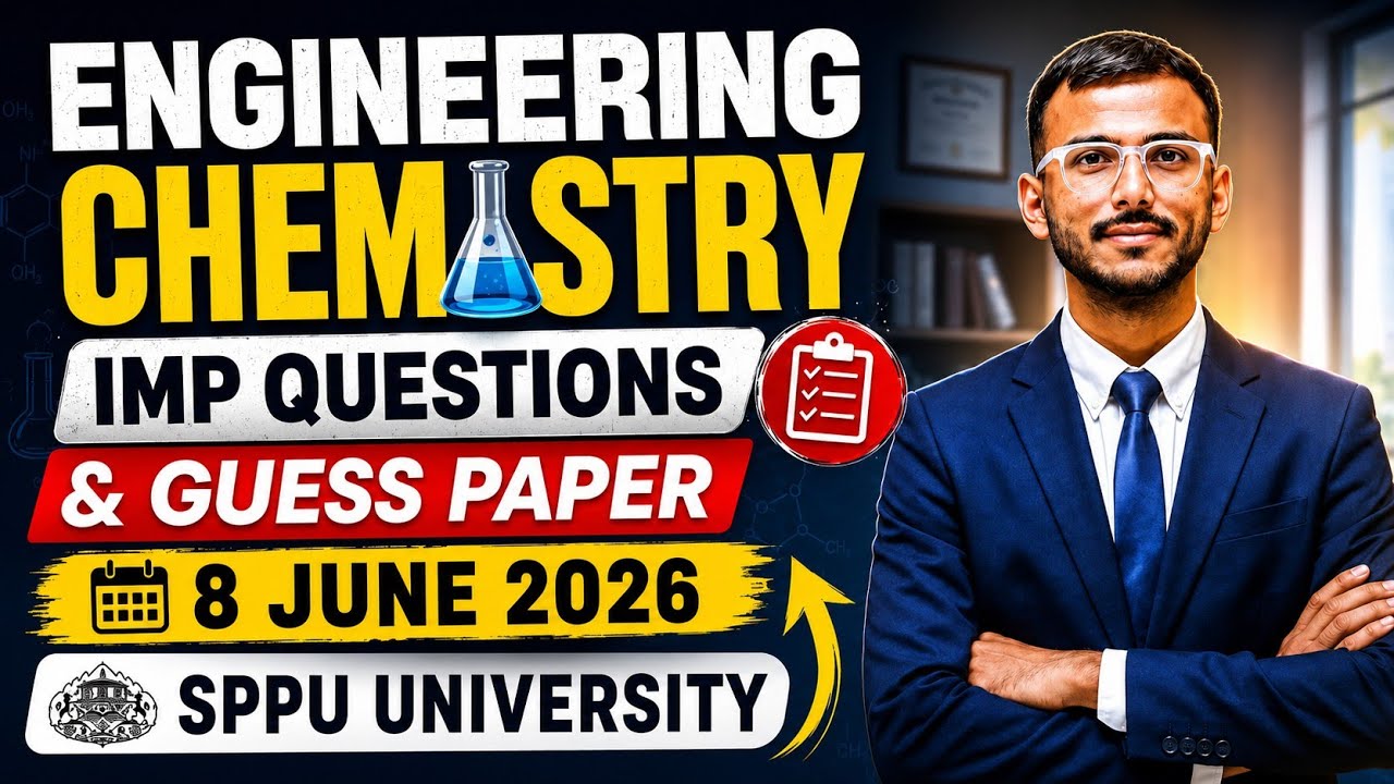 Engineering Chemistry 2026 Important Questions | SPPU Most Repeated Questions