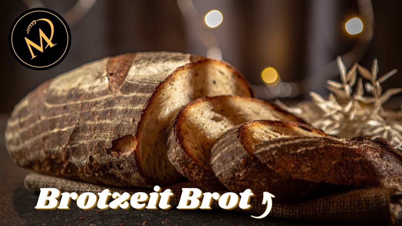 Das perfekte Brotzeit Brot - Einfaches Brot ohne kneten und Knetmaschine - no knead Methode