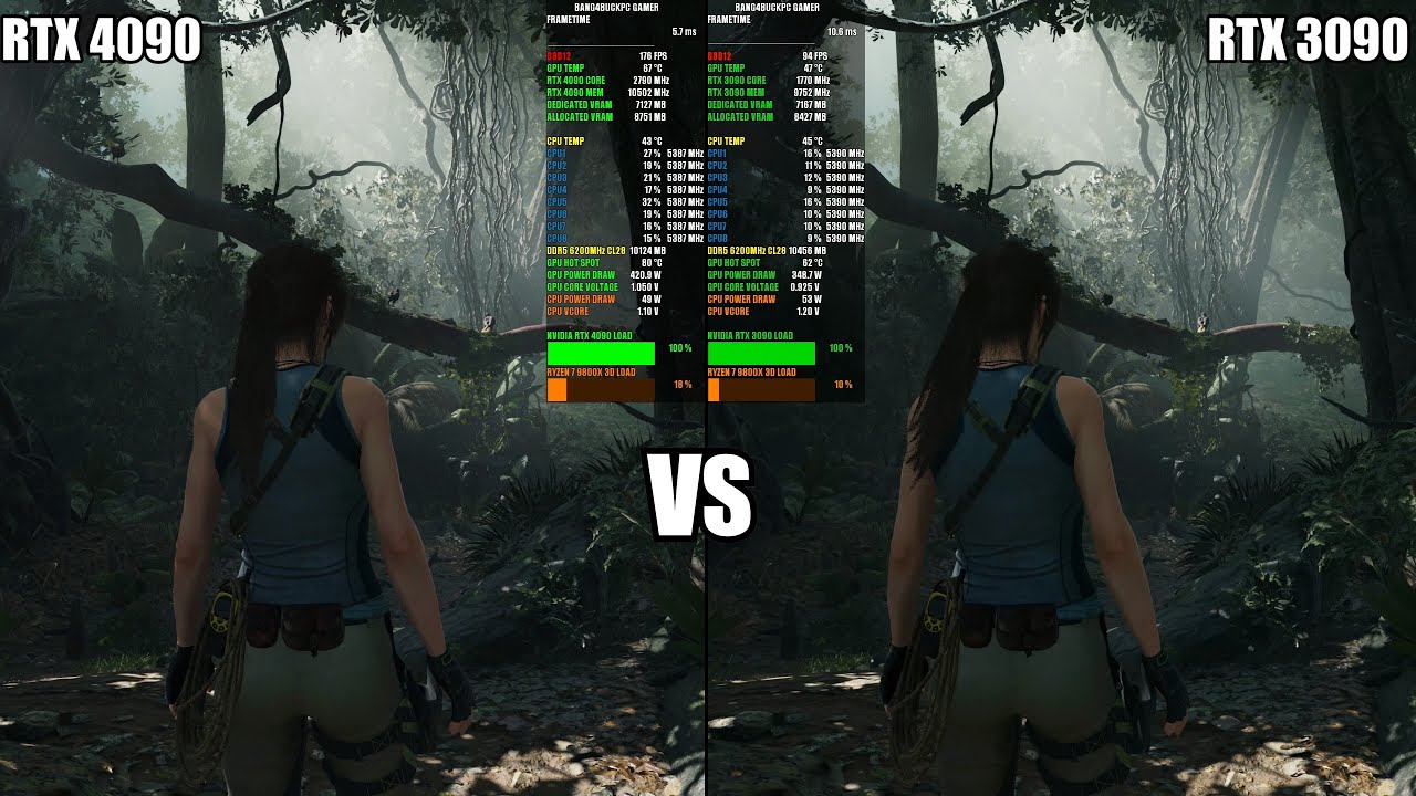 NVIDIA RTX 4090 VS RTX 3090,  4K Benchmarks | R7 9800X3D 5.6GHz