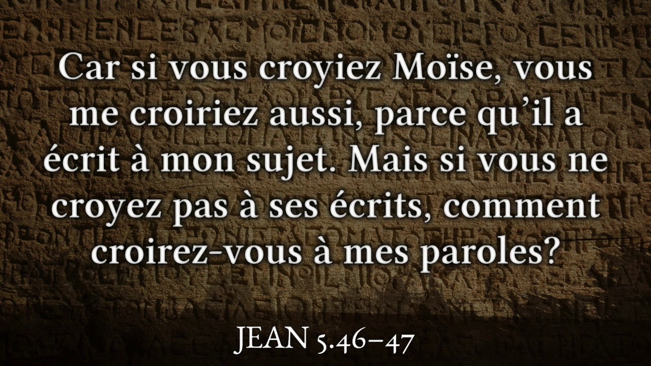 Mo&iuml;se et J&eacute;sus
