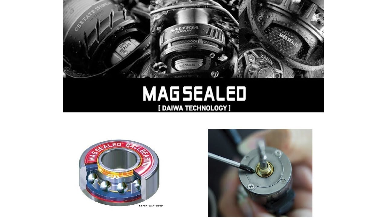 Daiwa Mag Sealed - герметизация подвижных деталей