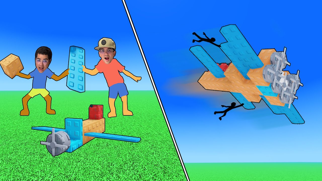 COLOCAMOS PEÇAS NO AVIÃO ATÉ FAZER ELE VOAR!