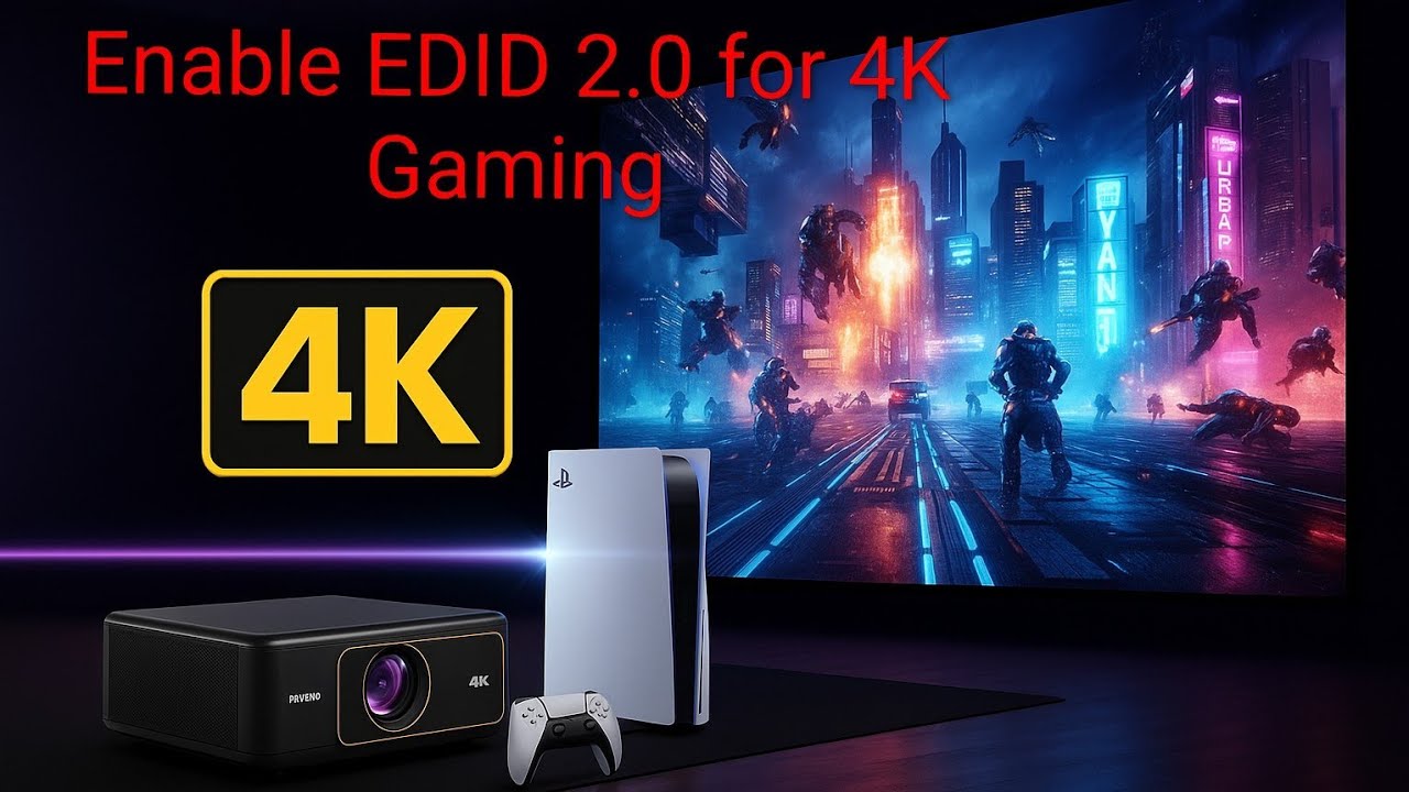 FIXED - EDID 2.0 stuck at 1080p on Pixpaq Ray Gold Projector (2025)