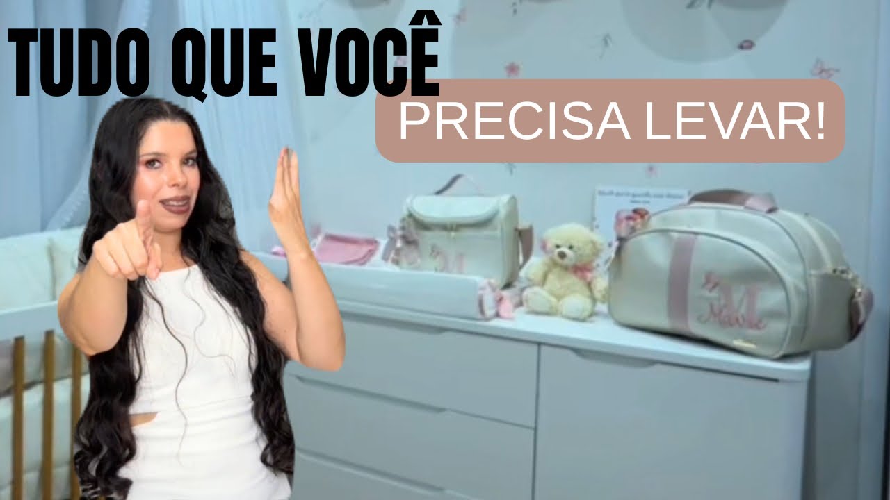 Tudo que você precisa levar na mala da sua bebê - Mostrei tudo que a minha irmã levou para a Mavie