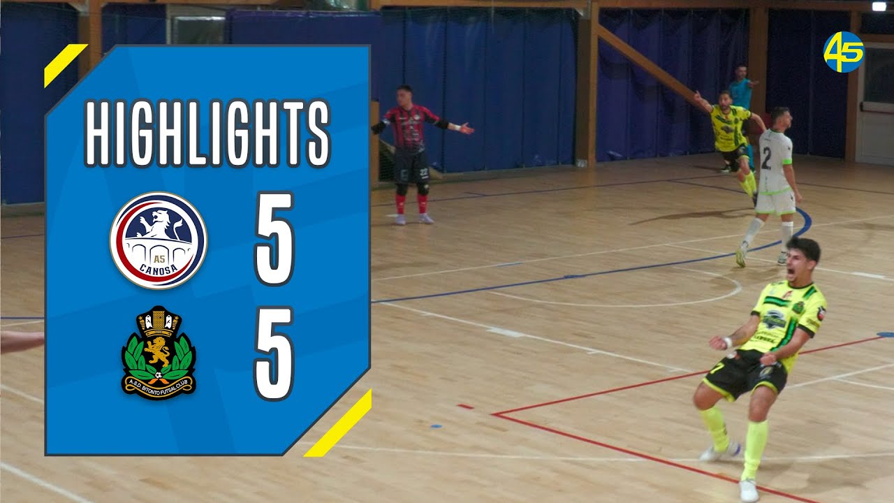 Canosa-Futsal Bitonto 5-5 | HIGHLIGHTS | Serie A2 2025-26