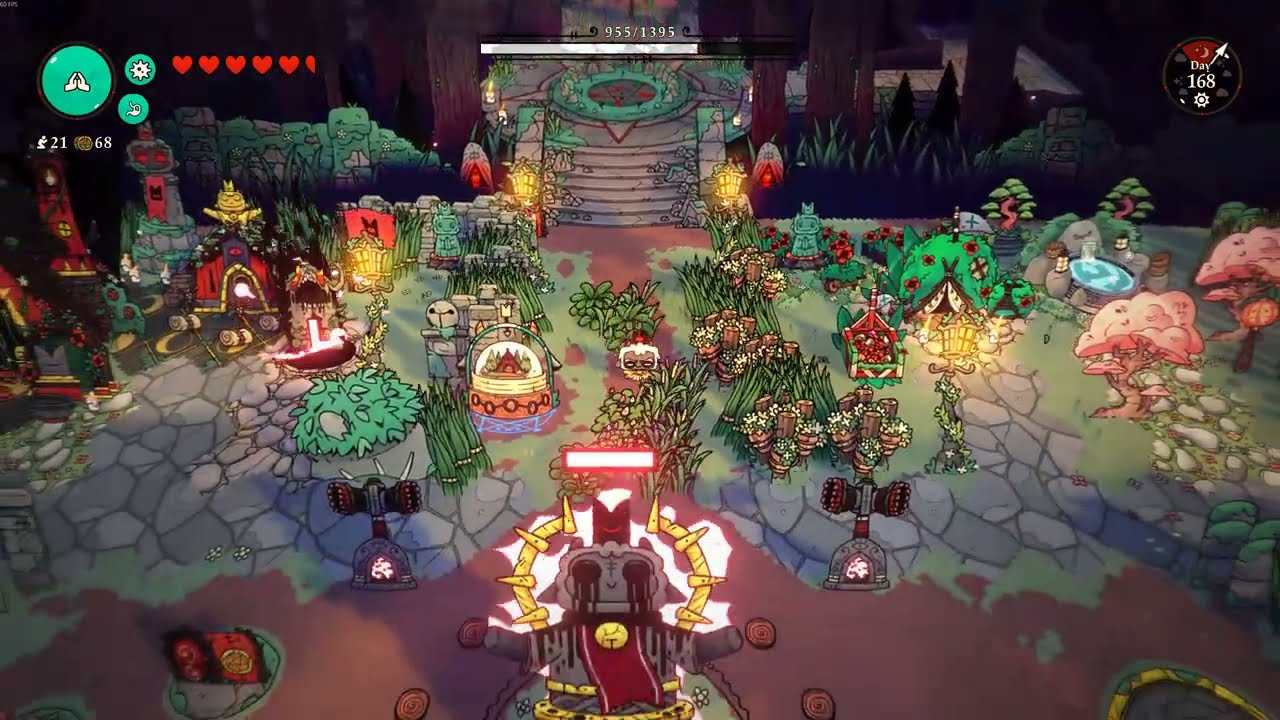 Cult of the Lamb: Woolhaven- Base Layout/Decoration III (All DLC included)