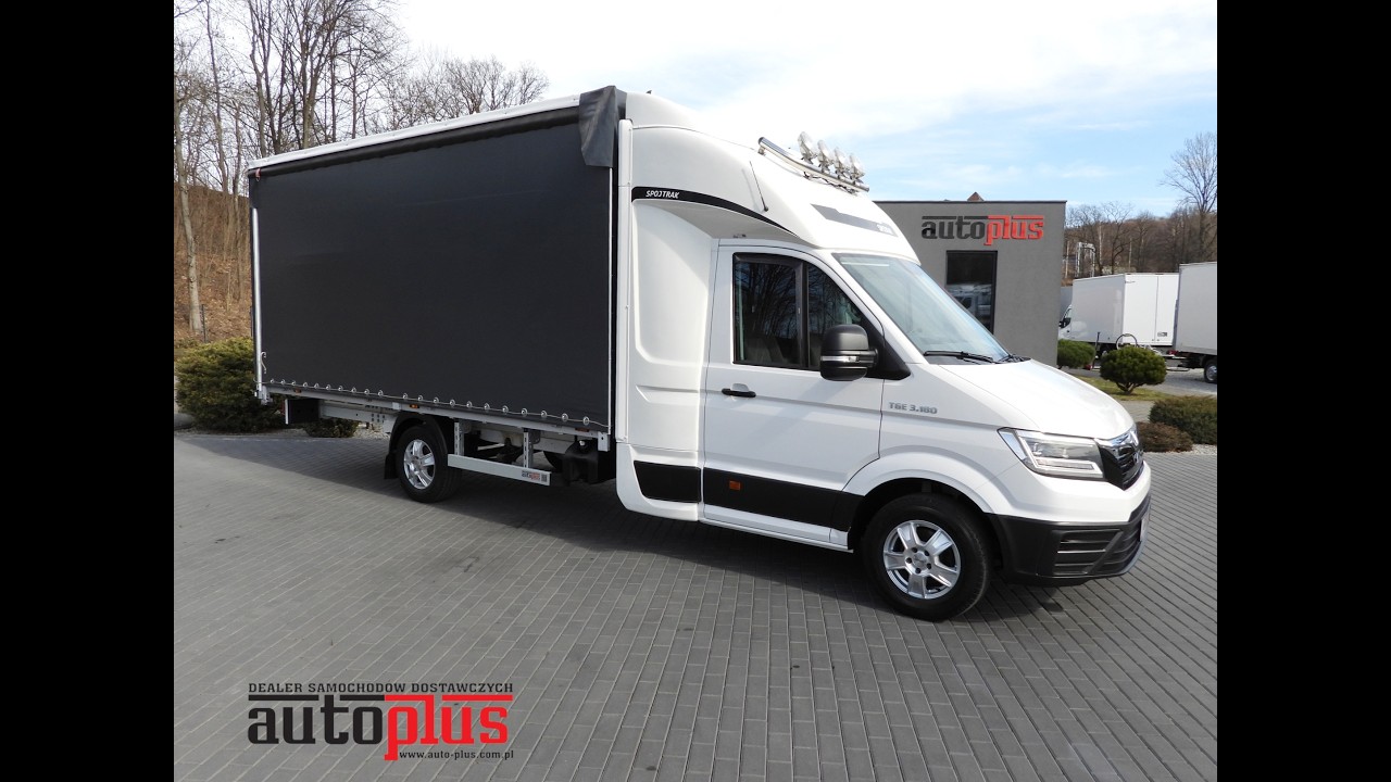 MAN TGE 3.180 PLANDEKA 10 PALET WEBASTO TEMPOMAT 011414 AUTO-PLUS.COM.PL TEL. +48 607 888 556
