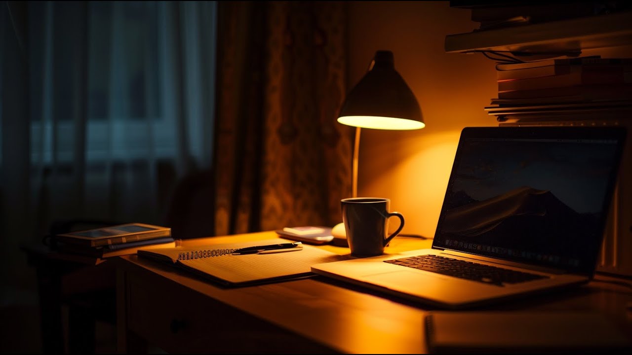 2AM Study Lofi — Listening with One Lamp On in a Dark Room (1 Hour)
