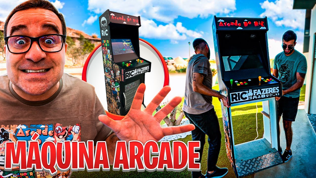 A MINHA MÁQUINA ARCADE ESTÁ PRONTA | +7000 JOGOS