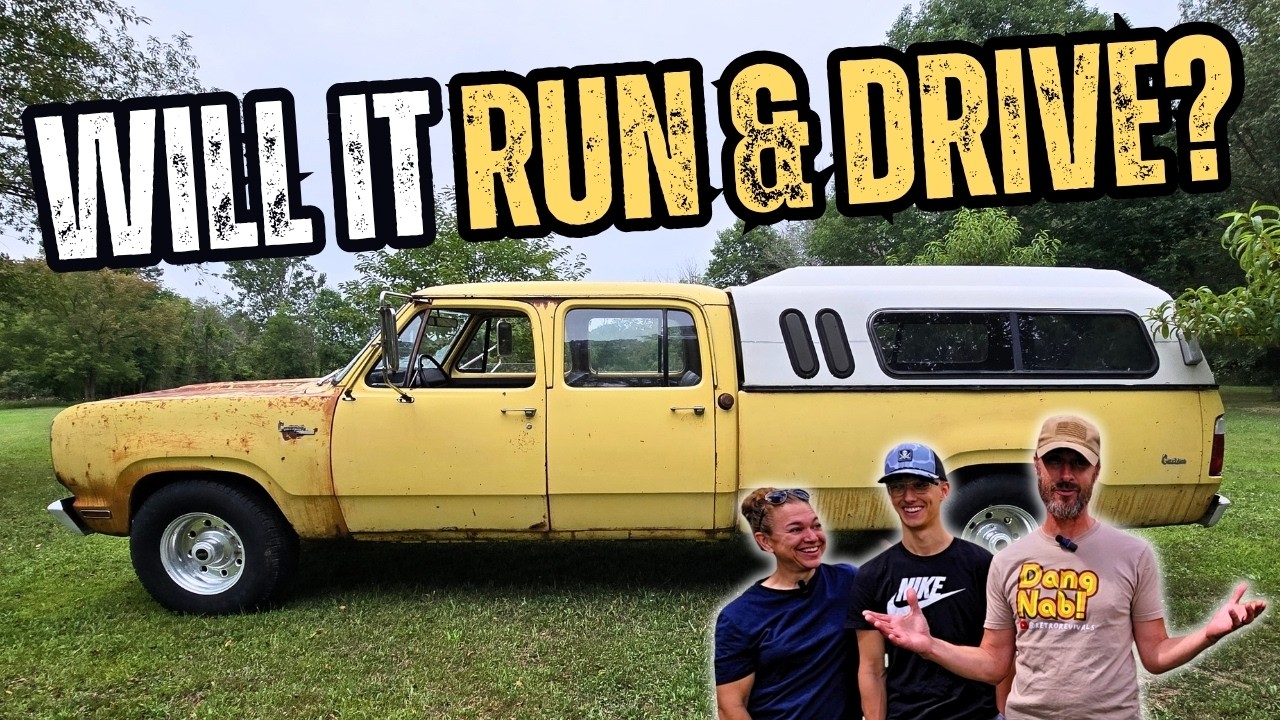 Rare 1972 Dodge Crew Cab: Will It Run & Drive?