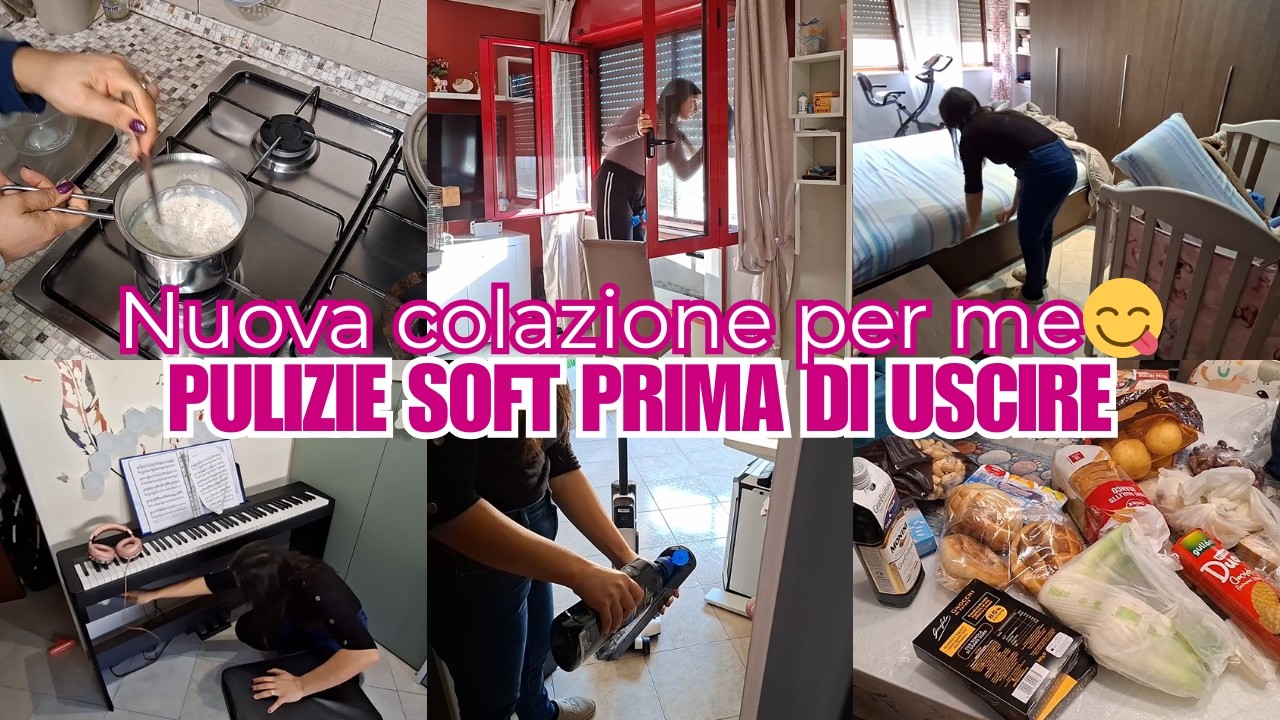 Come mantenere CASA PULITA prima di USCIRE/Svuota la spesa/Una produttiva Giornata Casalinga