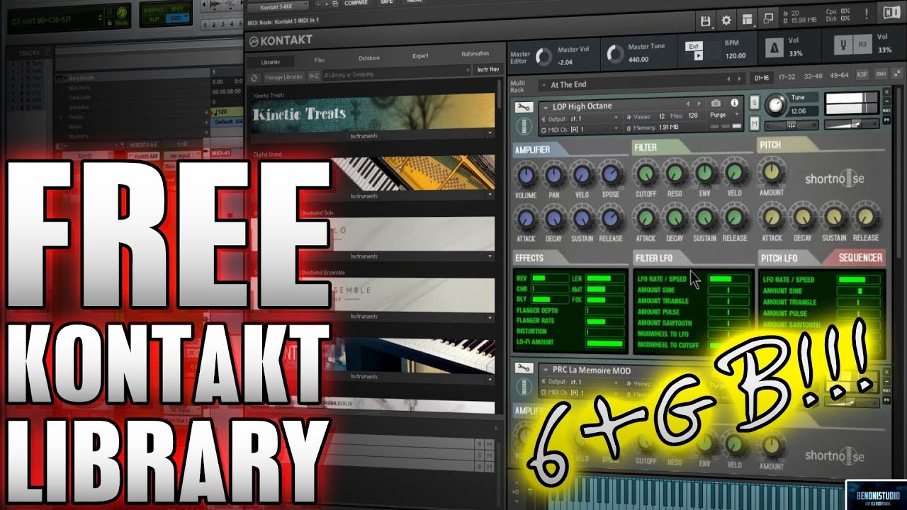 Free Kontakt Library | SHORTNOISE (6+GB Library!) 🔥