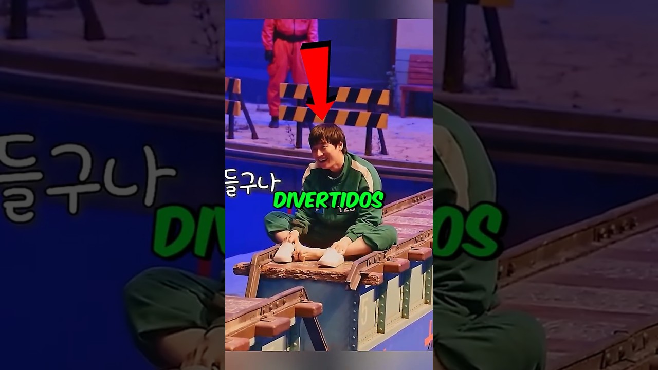 Momentos Graciosos Detr&aacute;s de C&aacute;maras de Squid Game 3😂🎬 #squidgame