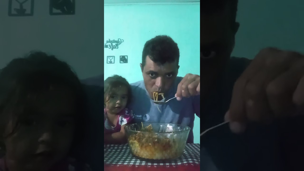 Jantando com o Gari! Soja, macarrão arroz e feijão com jatobá 🫠😋😋🤤