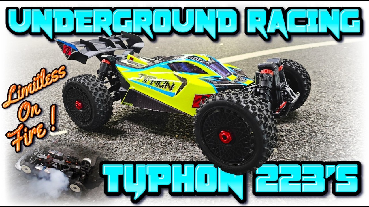 Стандартная модель Arrma Typhon 223s побеждает в гонке! 😱 Limitless загорелась.