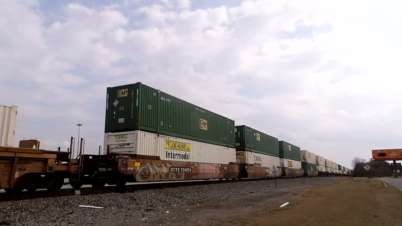 NS 1126 Leads NS 24A Through Warner Robins, GA 2-20-26