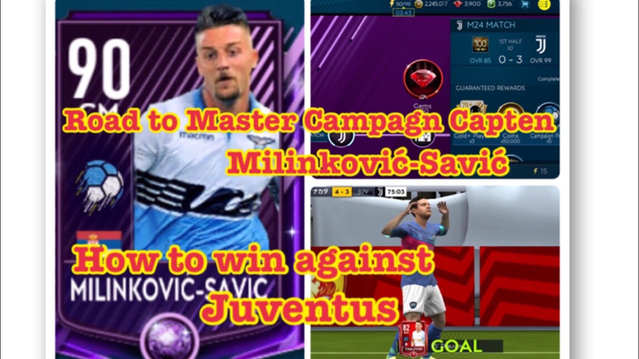 Fifamobile19, How to beat  JUVENTUS in Master campaign