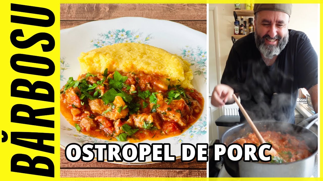 OSTROPEL CU CARNE DE PORC