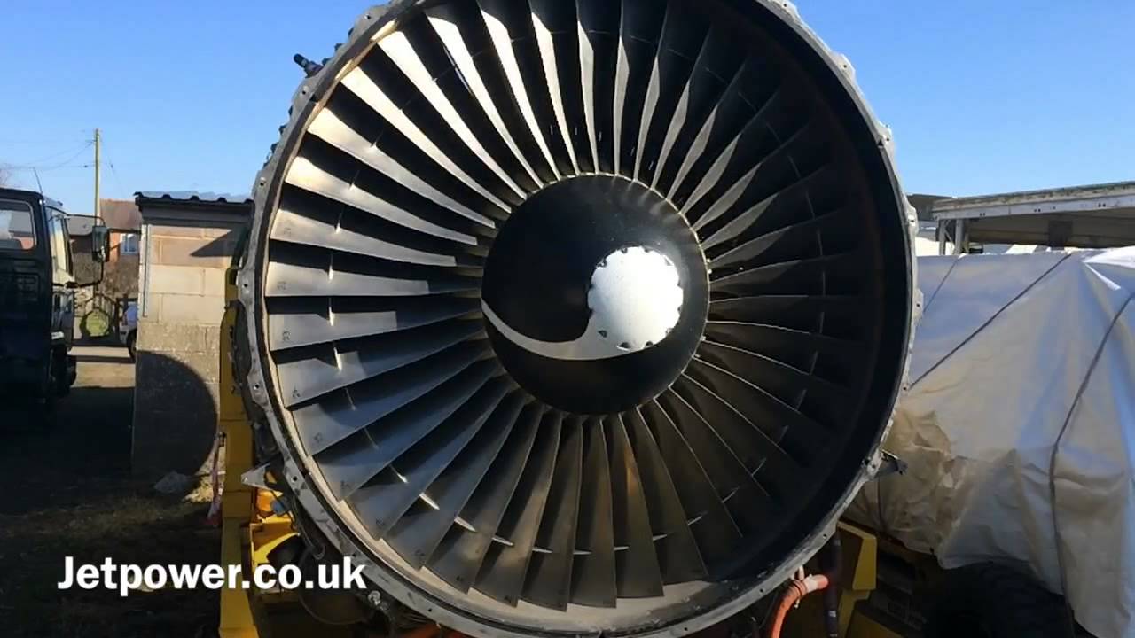Jetpower.co.uk - General Electric CF6-50 Turbo Fan Engine Windmilling