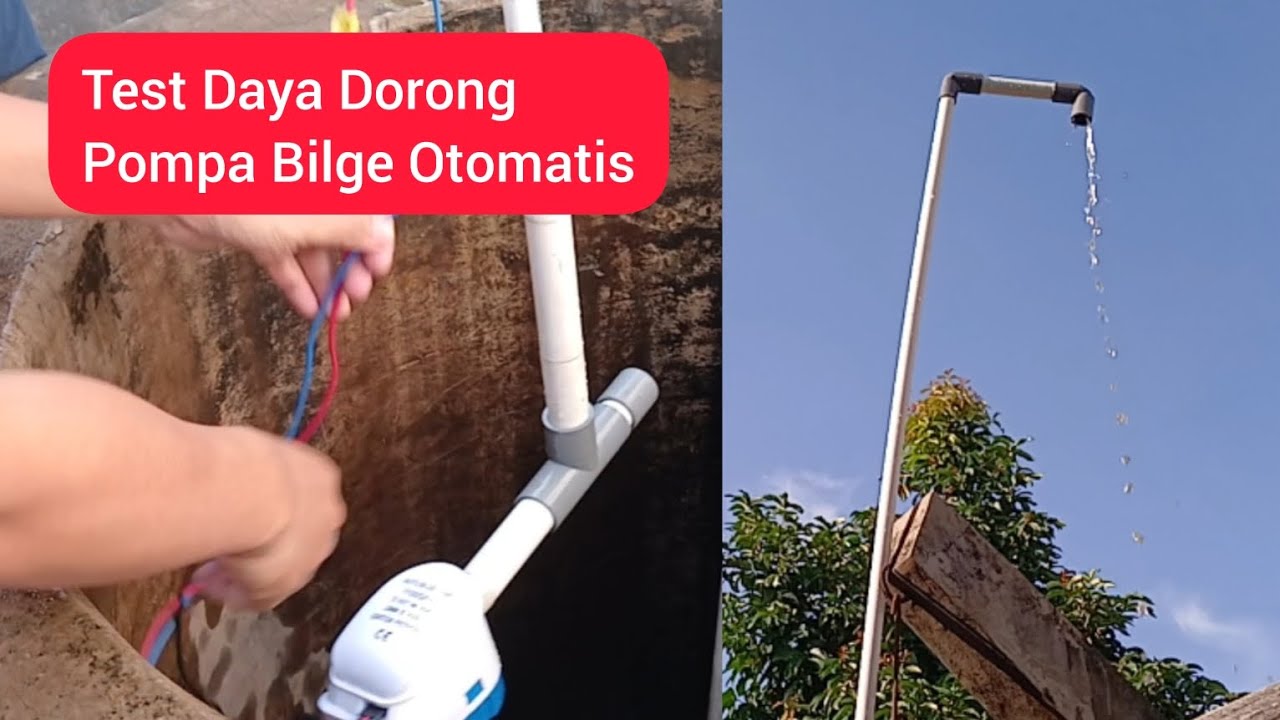 Pompa Bilge Otomatis apakah Daya Dorongnya sama seperti yang tertulis di kemasan