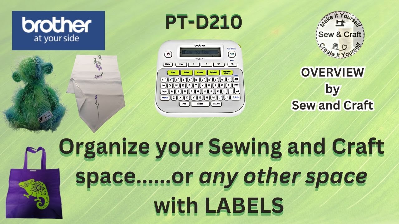 Get READY to Revolutionize Your Sewing Craft and Office with Brother D210 Label Machine