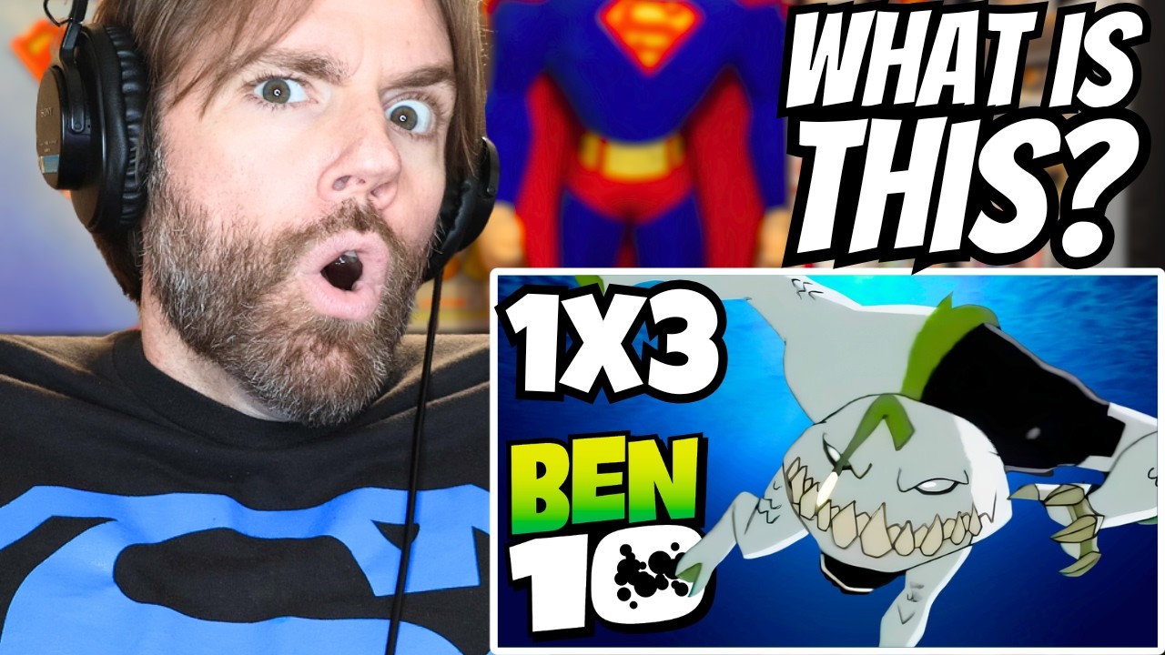 Superman Fan Reacts to Ben 10 S1E3 | Ben 10 Reaction!