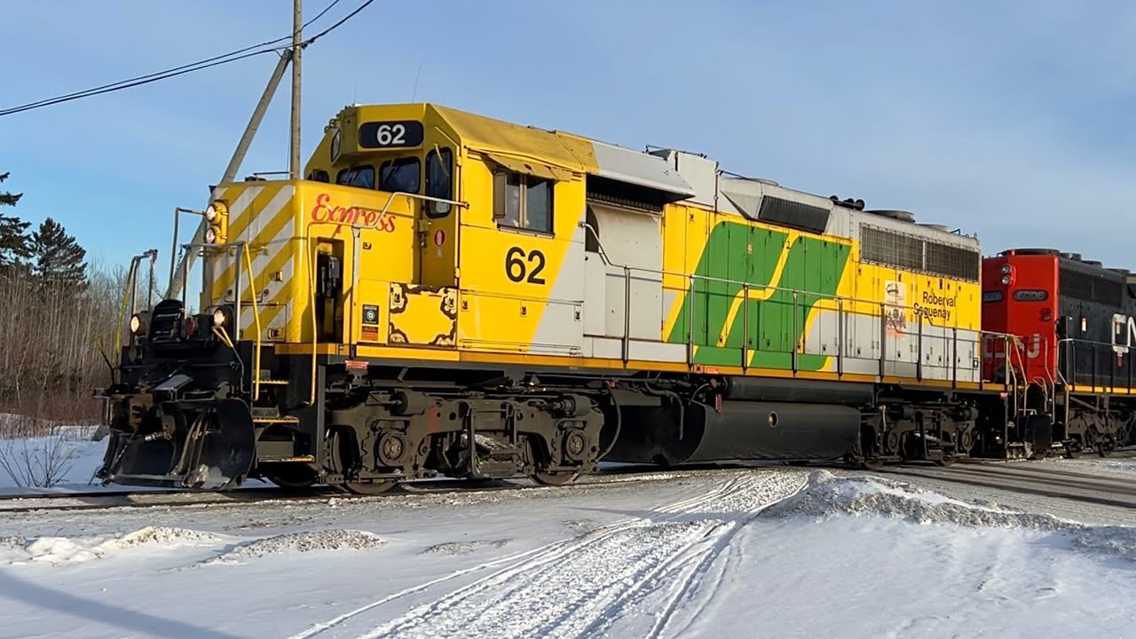 Roberval-Saguenay Train Compilation: November and December 2025