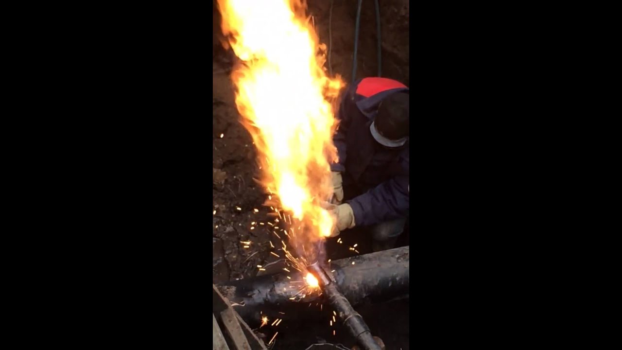 ВРЕЗКА ГАЗА под давлением .ОПАСНО!