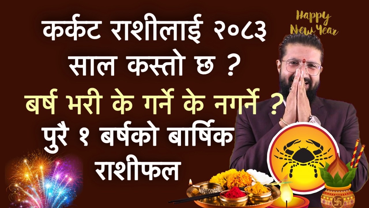 कर्कट राशीलाई २०८३ साल कस्तो छ ? बर्ष भरी के गर्ने के नगर्ने ? पुरै १ बर्षको बार्षिक राशीफल