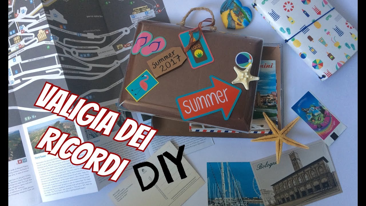 Summer memories! scatola dei ricordi fai da te, DIY