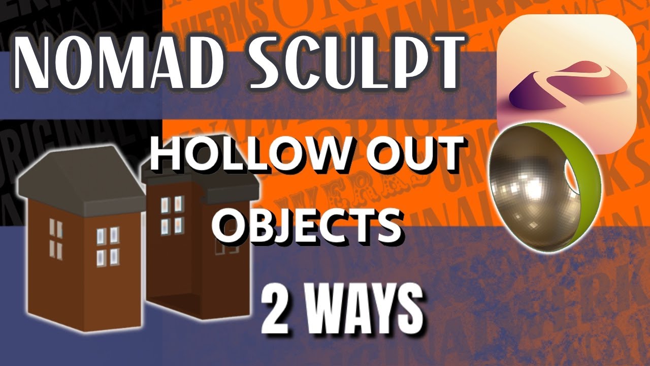 Учебное пособие по Nomad Sculpt: создание полых объектов двумя разными способами