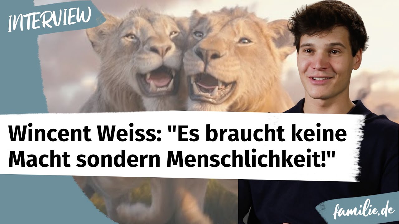 Wincent Weiss im Interview zu Disneys MUFASA