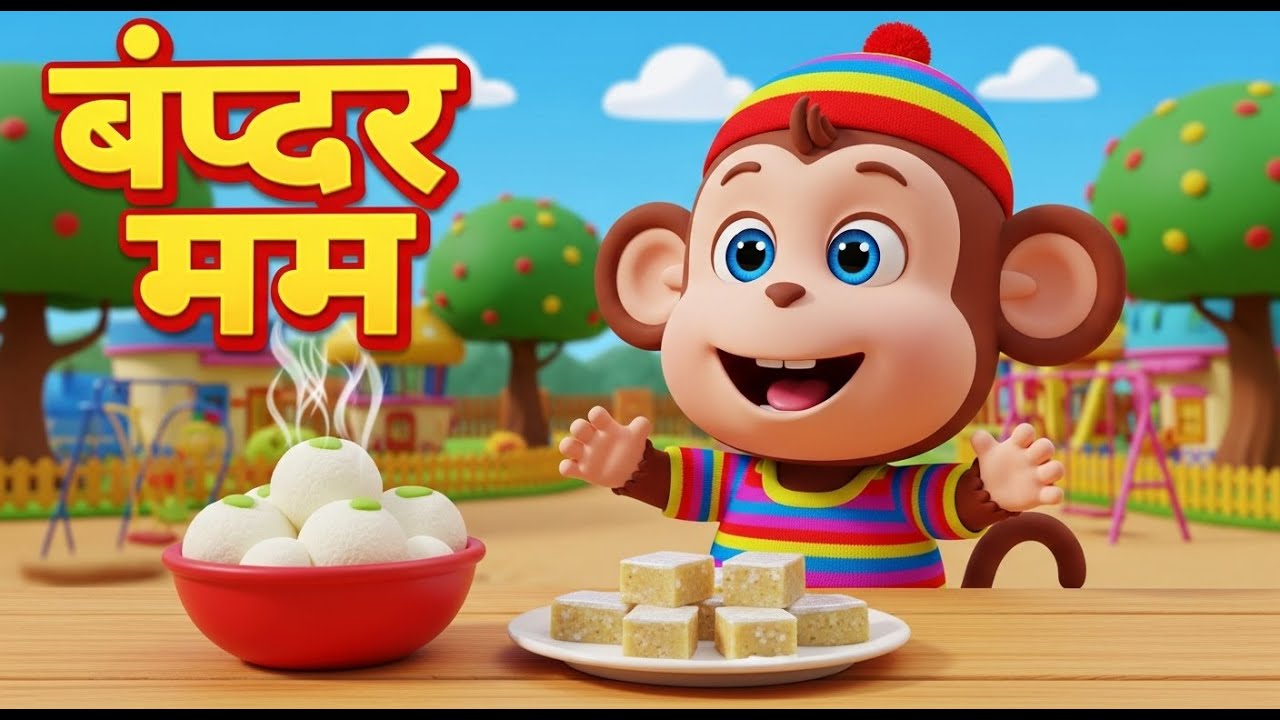 Bandar Mama Pahan Pajama | Bandar Mama - बंदर मामा | Upar Phanka Chalta | Soha Ke Rhymes