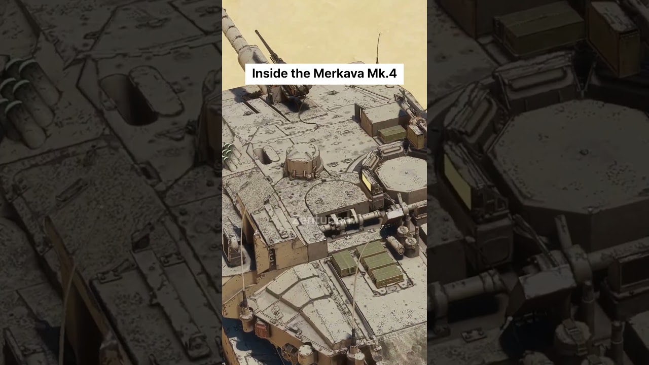 Внутри Merkava Mk.4...