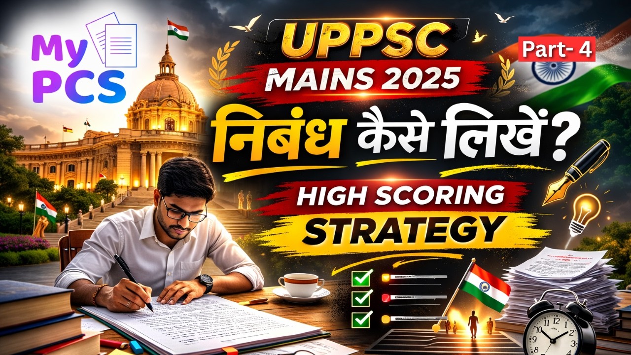 #uppsc निबंध Essay UPPCS Mains 2025  Part- 4 [solve 2023]  #uppcs #mains #hindimains