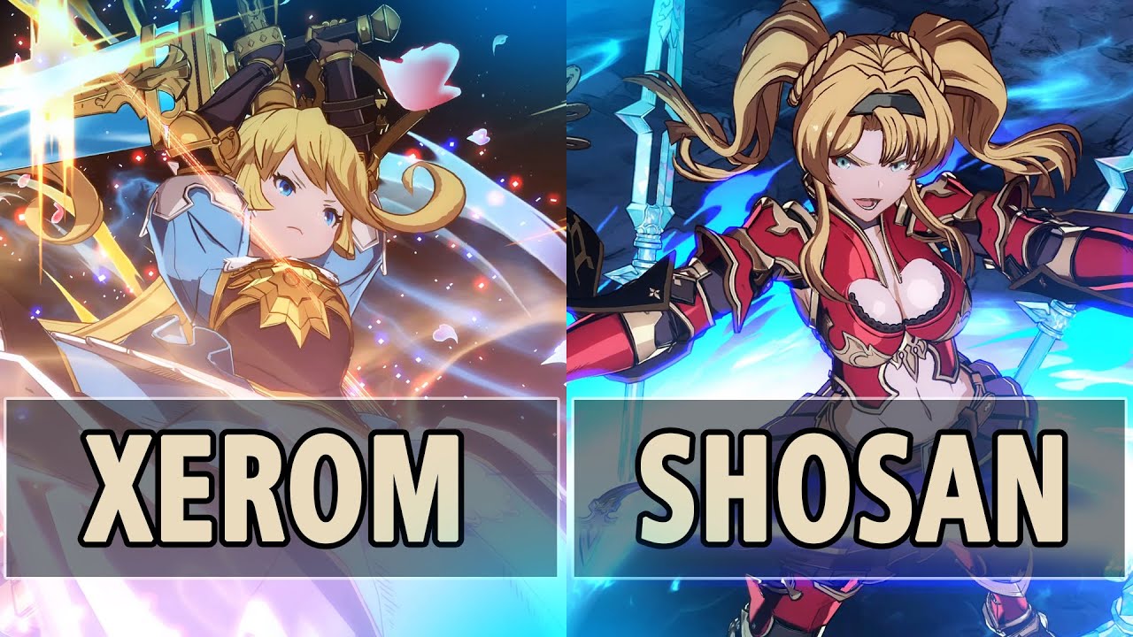 GBVSR: Xerom (Charlotta) Vs Shosan (Zeta) | High Level Gameplay.