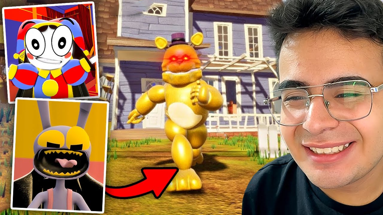 POMNİ ve JAX Hızlı FREDBEAR Oynuyor..