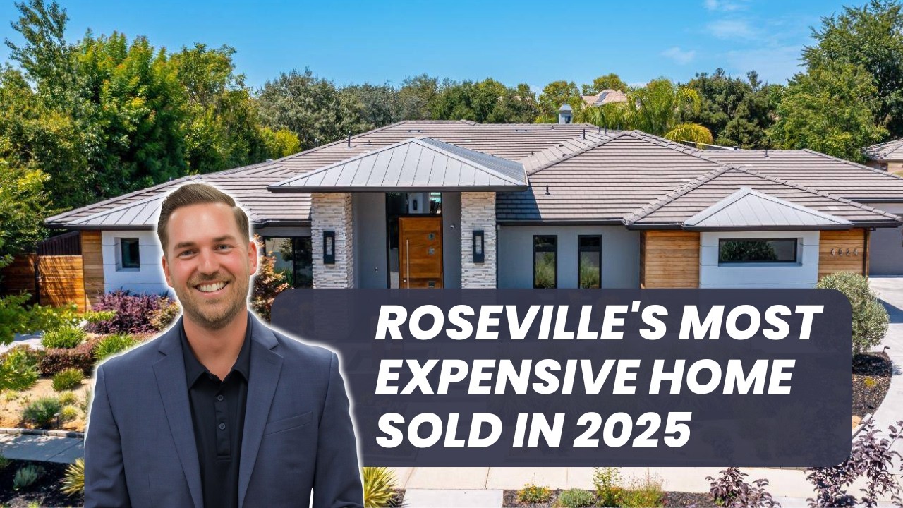2025 Most Expensive Home Sold in Roseville