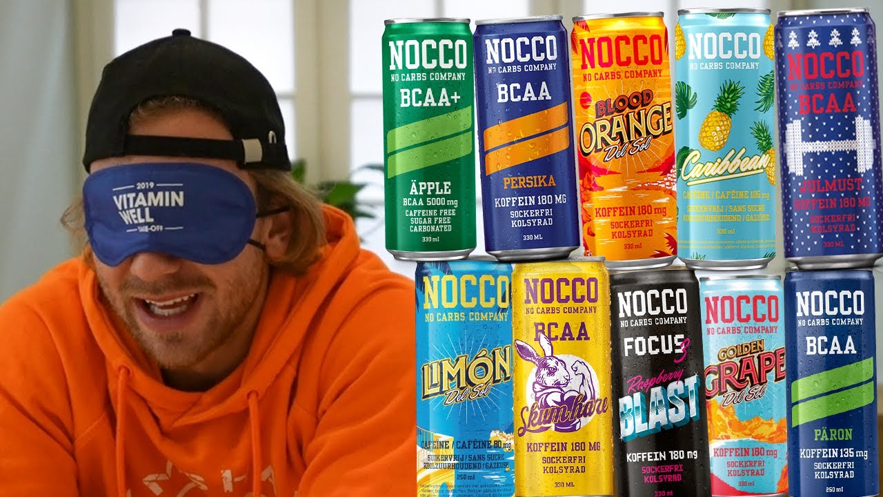 NOCCO Blindtest Challenge p&aring; 30 olika smaker