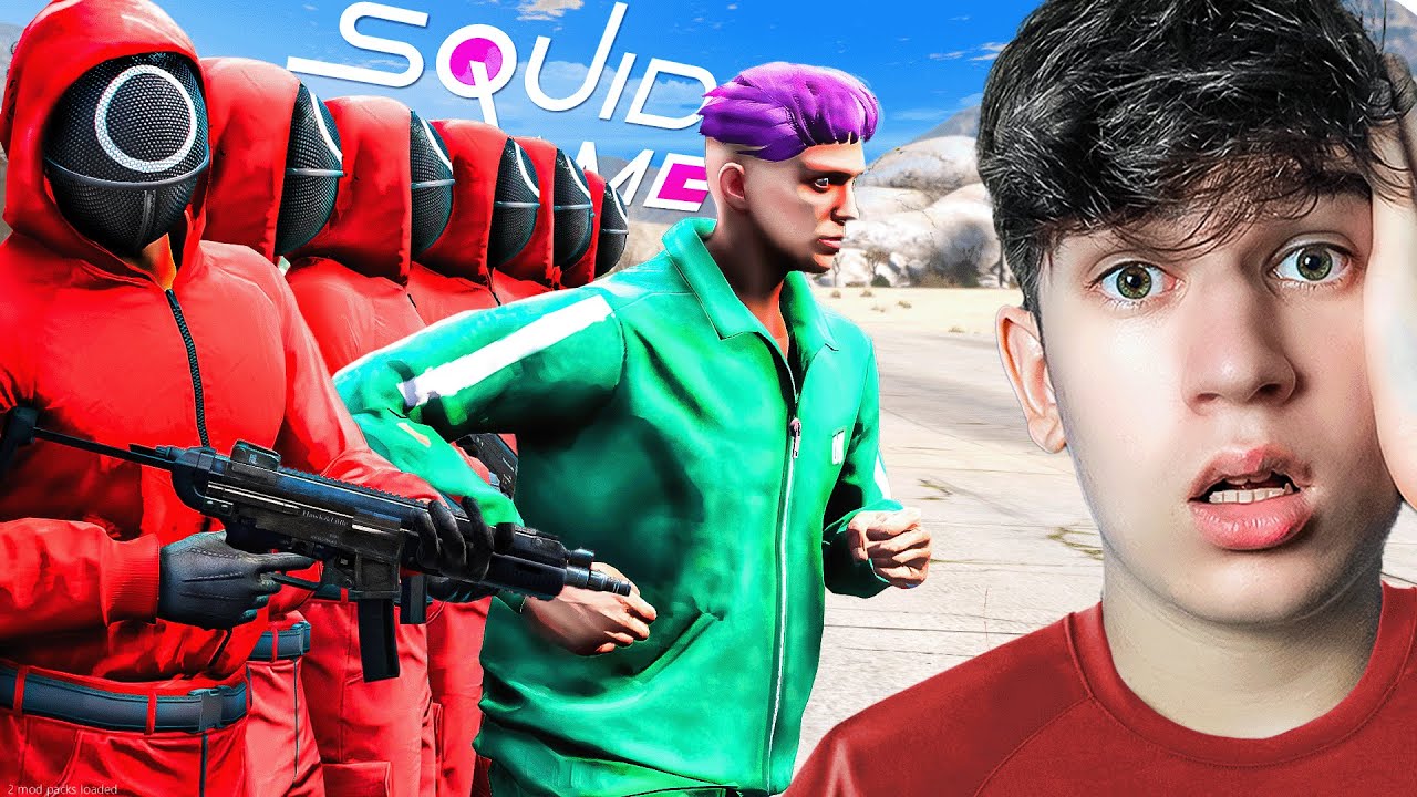 1 VS 100 w SQUID GAME w GTA V!💀
