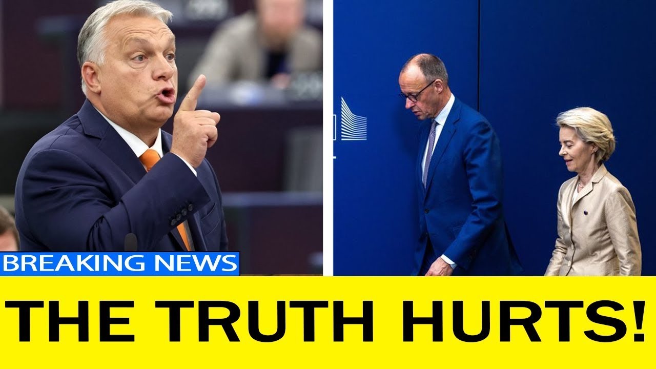 1 MINUTĘ TEMU! Von der Leyen i Merz uciekli z parlamentu po przem&oacute;wieniu Orb&aacute;na!