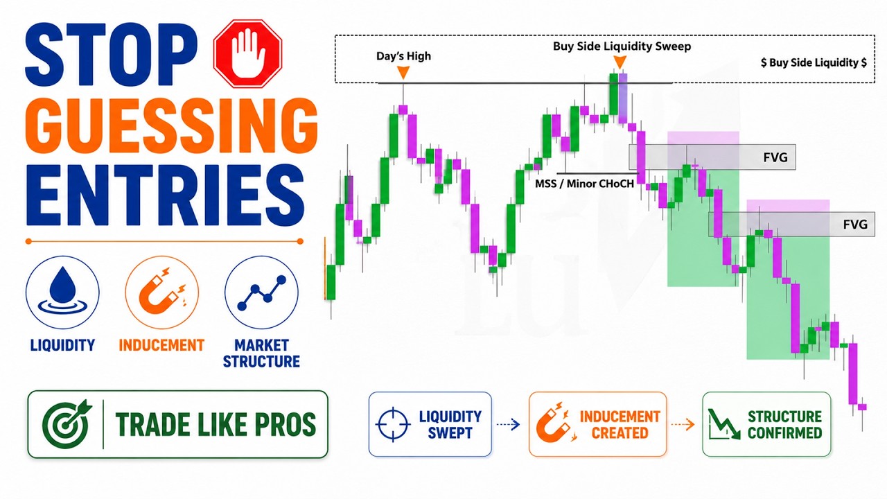 Trade Liquidity Like the Pros: Stop Guessing Entries With Inducement and Market Structure