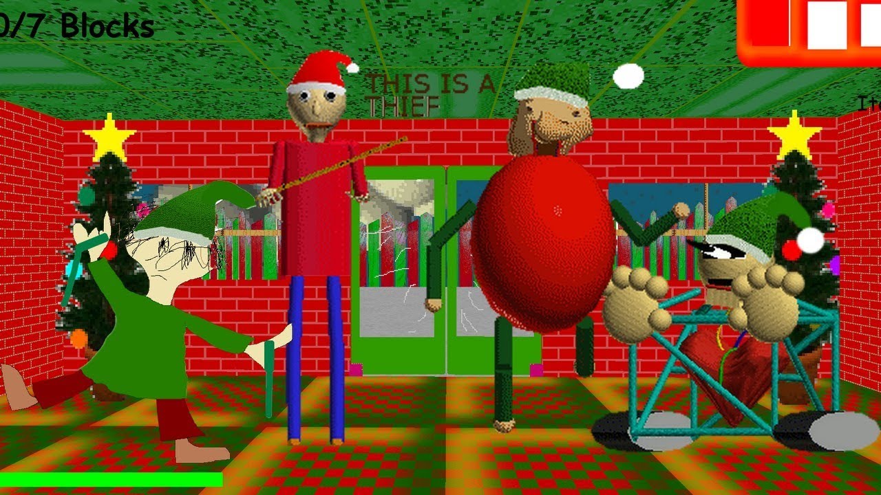 New update - Baldi's Christmas Basics (Baldi's Basics Mod)